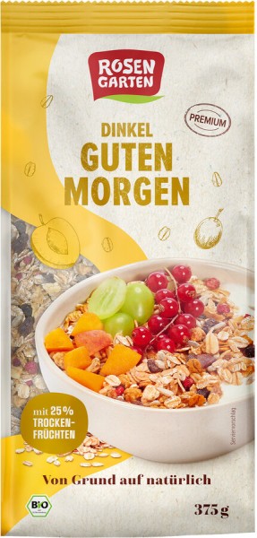 Rosengarten Dinkel-Guten-Morgen-Müsli, 375 g Packu
