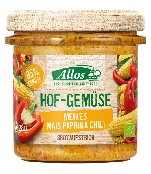 Allos Hof-Gemüse Meikes Mais Paprika Chili, 135 gr