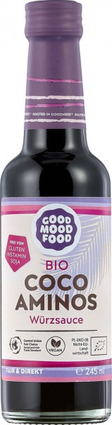 goodmoodfood Coco Aminos Würzsauce, 245 ml Flasche