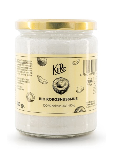 KoRo Handels GmbH Kokosmus, 450 g Glas