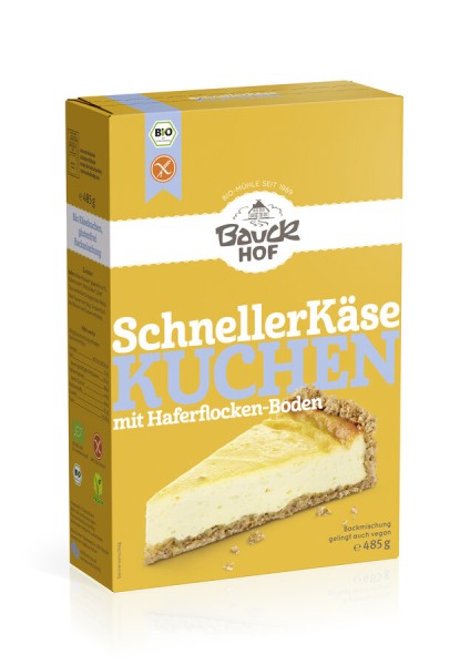 Bauckhof Käsekuchen,-glutenfrei- 485 gr Packung