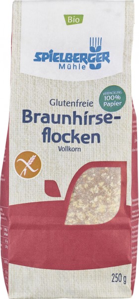 Spielberger Glutenfreie Braunhirseflocken, 250 gr