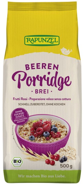 Rapunzel Beeren Porridge - Brei -, 500 g Packung