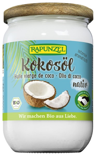 Rapunzel Kokosöl nativ HIH, 567 ml Glas