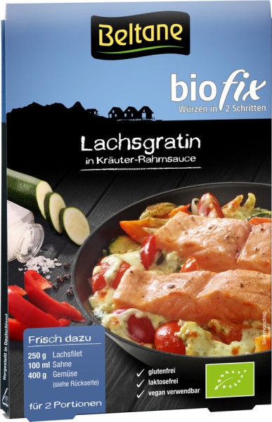 Beltane biofix - Lachsgratin, 17,7 gr Beutel