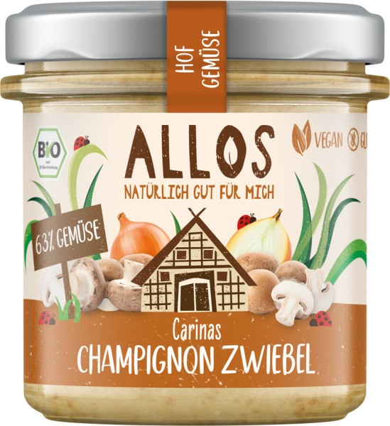 Allos Hof-Gemüse Carinas Champignon Zwiebel, 135 g