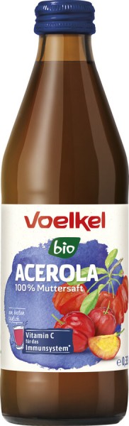Voelkel Acerola Muttersaft, 0,33 L Flasche