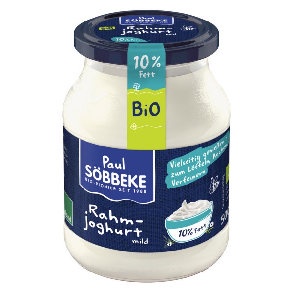 Söbbeke Rahmjoghurt mild, 500 gr Glas