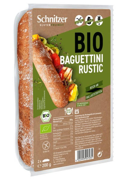 Schnitzer Baguettini Rustic, 200 g Packung