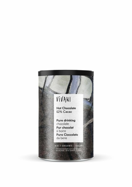 Vivani Hot Chocolate pur, geraspelte Schokolade, 2