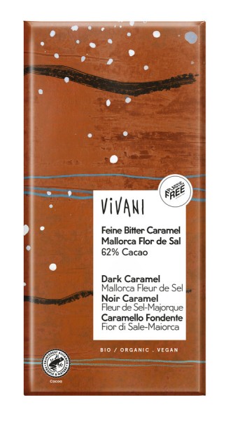 Vivani Feine Bitter Caramel Mallorca Flor de Sal