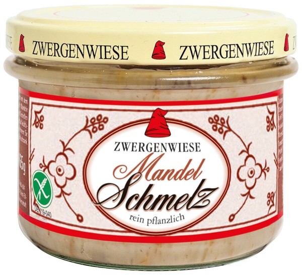 Zwergenwiese Mandel Schmelz, 165 gr Glas