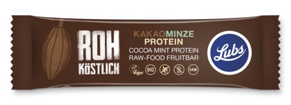 ROH köstlich - Kakao Minze Protein Riegel 47g