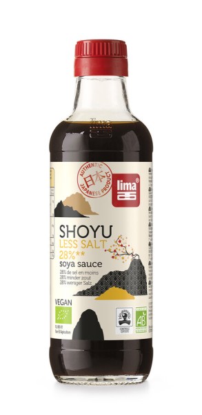 Lima Shoyu, 28% weniger Salz, 250 ml Flasche