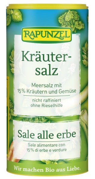 Rapunzel Kräutersalz mit 15% Kräutern u. Gemüse, 1