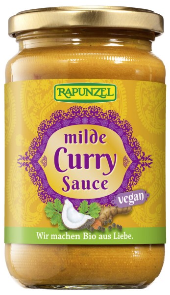 Rapunzel Curry-Sauce mild, 330 ml Glas