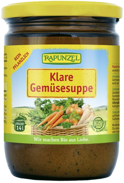 Rapunzel Klare Suppe mit Bio-Hefe, 250 gr Glas