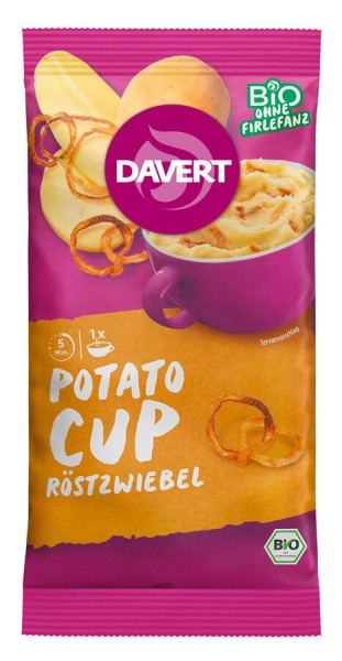 Davert Potato-Cup Röstzwiebel, 54 gr Packung