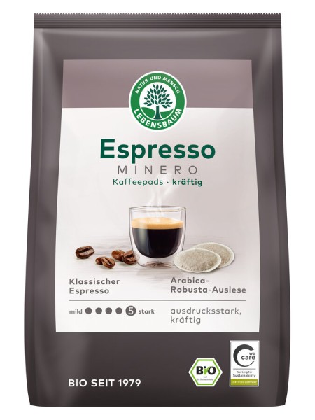 Lebensb Minero Espresso, Kaffeepads, (18x7gr) 126