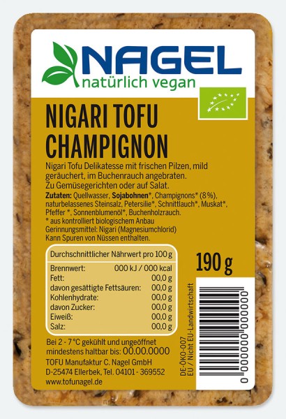 Champignon Tofu 190g