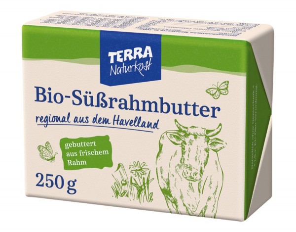 TERRA Süßrahm Butter 250g