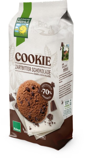 Bohlsener Mühle Cookie mit Zartbitterschokolade, 1