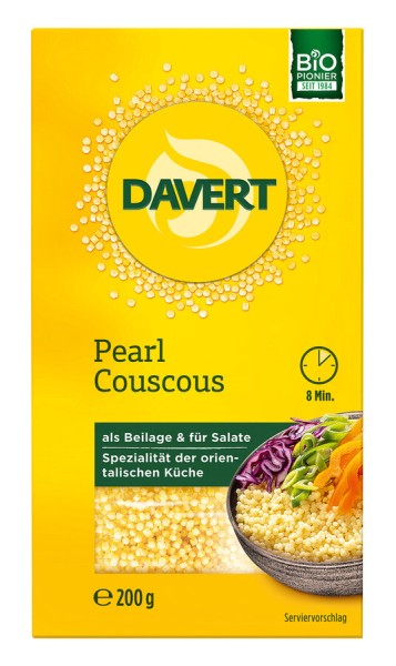 Davert Pearl Couscous, 200 gr Packung