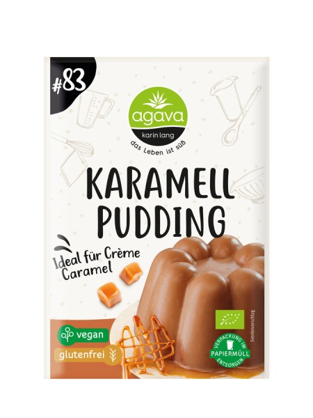 Agava Karamellpudding, 43 gr Beutel