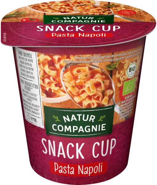 Natur Compagnie Snack Cup Pasta Napoli, 59 gr Bech