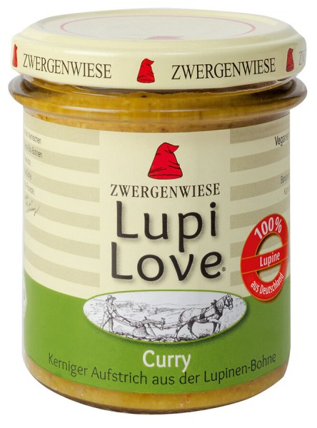 Zwergenwiese LupiLove Curry - Lupinen Brotaufstric