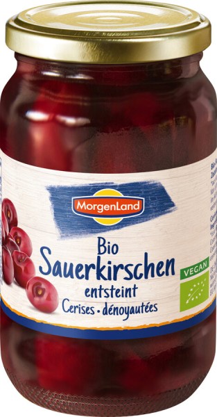 Morgenland Sauerkirschen entsteint, 350 g Glas