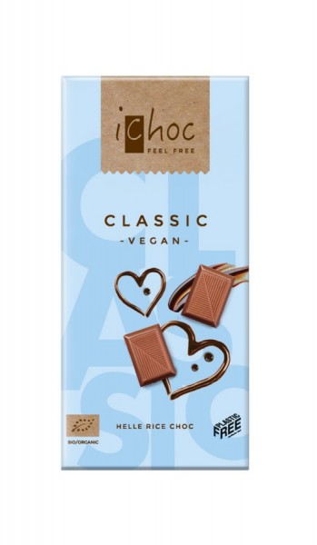 iChoc Classic - Rice Choc, 80 gr Stück -vegan-