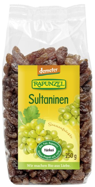 Rapunzel Sultaninen Projekt demeter, 250 gr Packun