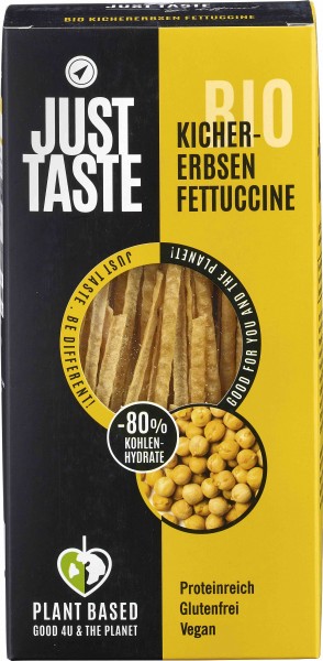 Just Taste Kichererbsen Fettuccine, 250 gr Packung