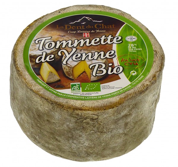 Französische Käsespezialitäten Tommette de Yenne, ca. 800 gr 28 Tage gereift , mind. 50%
