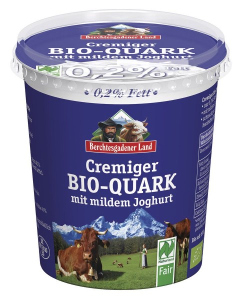 Berchtesgadener Land Bio Cremiger Quark, 350 gr Be