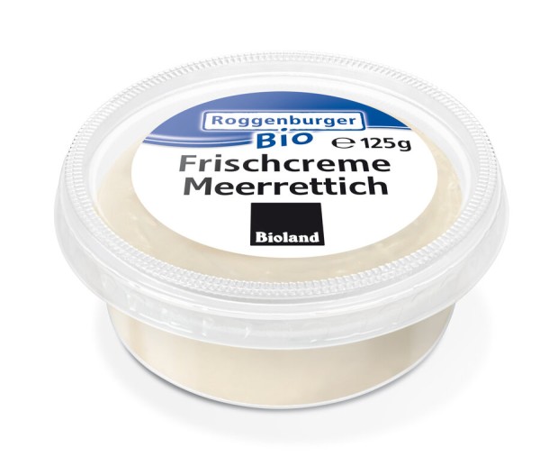 Roggenburger Bio Prepacking Frischcreme Meerrettic