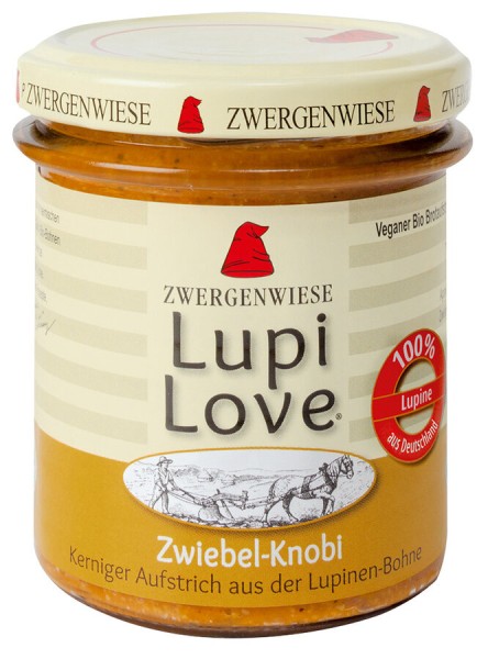 Zwergenwiese LupiLove Zwiebel-Knobi - Lupinen Brot