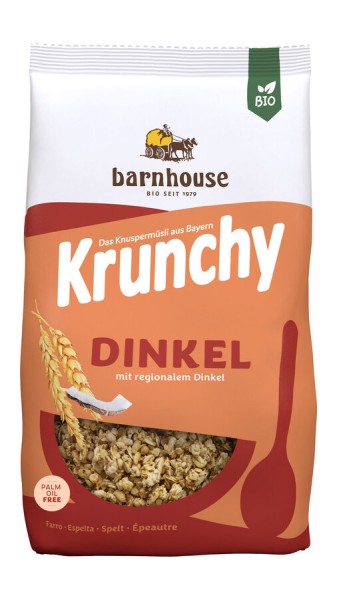 Barnhouse Krunchy Dinkel, 600 gr Packung