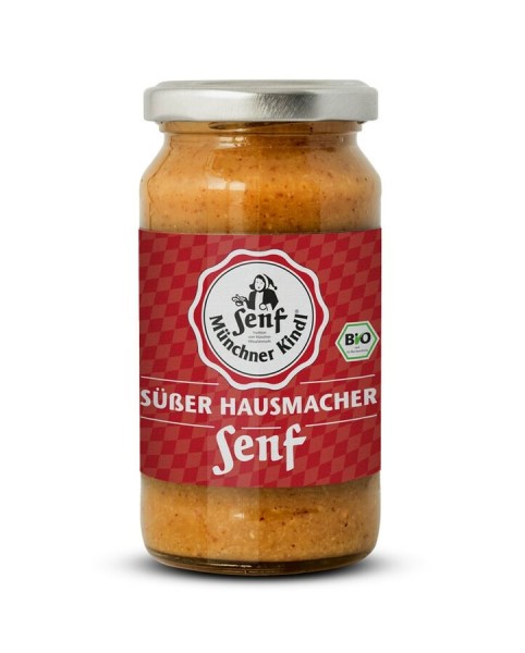 Münchner Kindl Senf Süßer Hausmacher Senf, 200 ml