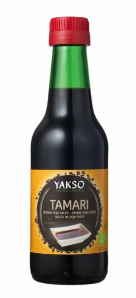 Yakso Sojasauce Tamari, würzig, 250 ml Flasche -gl