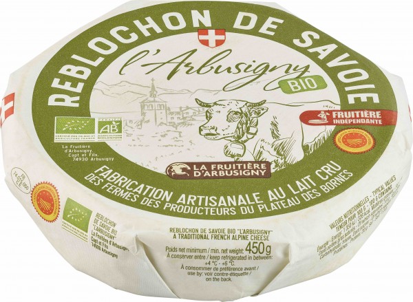 Französische Käsespezialitäten Reblochon de Savoie A.O.P., 450 gr 2 Wochen gereift , mind. 45%