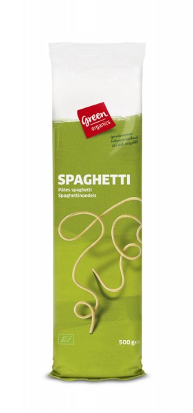 GREEN Spaghetti, hell 500g