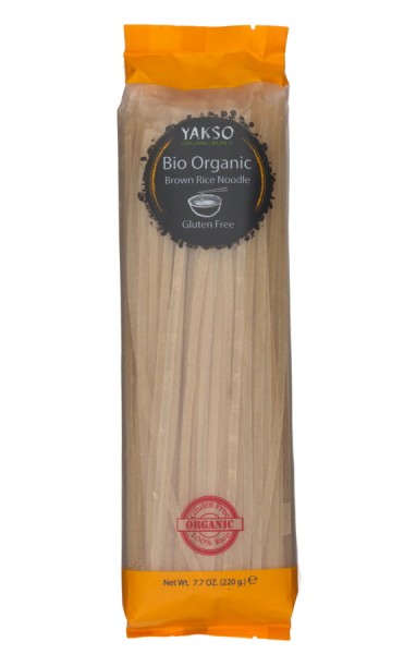 Yakso Brown Rice Noodle, Vollkornreis 220 g Stück