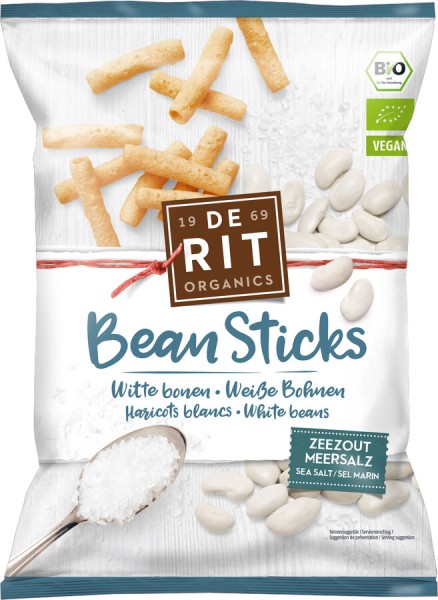 De Rit Bean Sticks Meersalz, 75 g Packung