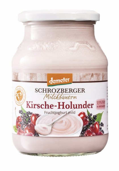 Joghurt Kirsch Holunder 3,5% 500g