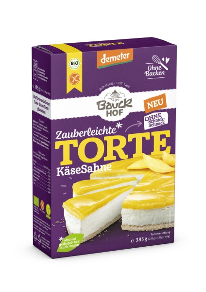 Bauckhof Käse Sahne Torte, glutenfrei, 385 gr Pack