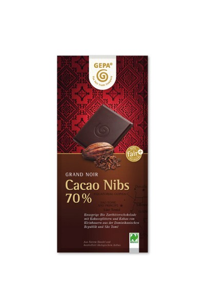 Gepa Cacao Nibs 70%, 100 gr Stück