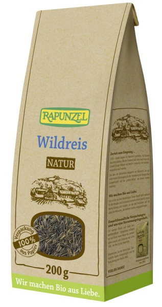 Rapunzel Wildreis natur - Vollkorn -, 200 gr Packu