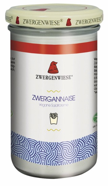 Zwergenwiese Zwergannaise, vegane Salatcreme, 230